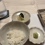 旅館 洋々閣 - 食事：ワサビ茶漬け