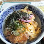 美浜食堂 - 和風玉子とじカツ丼　¥800