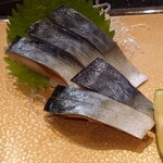 Kanazawa Maimon Sushi - 生サバ刺身1,120円
