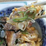 美浜食堂 - 和風玉子とじカツ丼・カツズーム