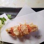 Tenkaichi - 辛子明太子の燻製の天ぷら