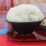 くるまやラーメン - 大ライス　330円