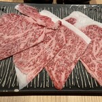 炭焼 肉の近どう - A5極上サーロイン焼きしゃぶ