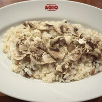 マーケットレストラン AGIO ルミネ横浜店 - マッシュルームと刻んだ生ハム トリュフバターのリゾット