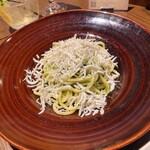 デ サリータ - しらすたっぷり青海苔のペペロンチーノ¥1,738