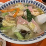 中華料理 香州 - 海老塩あんかけラーメンアップ‼️