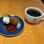 Kamata Cafe - バッチブリューコーヒーとフォンダンショコラ