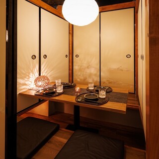 【全席完全個室】最大120名様まで貸切OKな、落ち着いた空間