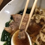 手打ち 蓮 - バラ叉焼厚みも5㎜ぐらい