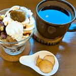 カフェ コッコ - 料理写真:ミニパフェ＆コーヒー