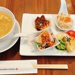 健民ダイニング 本店 - ホリデーランチ　スープ＋前菜6種