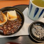 Shinsaibashi Mitsuya - ぜんざい　お餅が焦げています… 