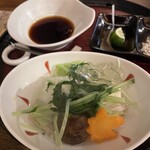 間人温泉郷 海雲館 - 先に雑炊の野菜