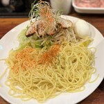 広島つけめん まるとちび - トッピングはチャーシュー。
