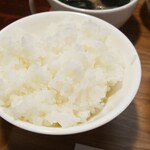 キッチン ブルー グローブ - ご飯大盛りのアップ
