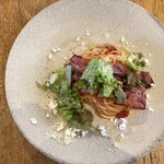 44APARTMENT  - パスタの写真…ワタスこんなの食べたっけ…(´ε｀ )