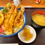 天丼てんや - かにと海老の冬天丼