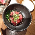 280円食堂 笑家 - ユッケ