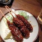 280円食堂 笑家 - 味噌カツ