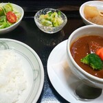 Sumibiyaki Gyuutan Tagajou - 牛タンシチュー定食