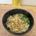 てぬきうどん まるしん - 料理写真:ごぼ天うどん530円