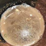 中華蕎麦 とみ田 - スープ割り