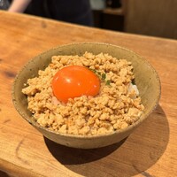 炭火焼鳥とり央 - そぼろたまごかけご飯