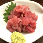 居酒屋 松風 - 料理写真:まぐろ中落ち（ひがしもの）