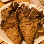 たけい - おでん盛り合わせ12本　+大根牛すじ黒はんぺん×2