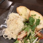 遊食庵 - 白身魚のポテトサラダ