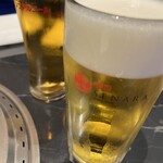 Yakiniku Senara - 生ビール、ノンアルコール生ビール