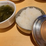 プロカンジャンケジャン - プロセットメニュー　ご飯・スープ