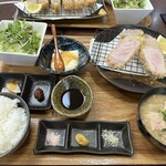 黒豚の館 - ■黒豚熟成プレミアムヒレ&ロースかつ定食¥3,300