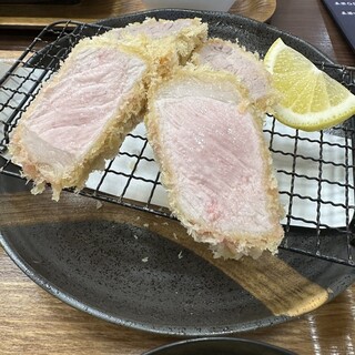 Kurobuta No Yakata - ■黒豚熟成プレミアムヒレ&ロースかつ定食¥3,300
