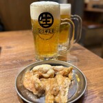 Kinkimbirutopurittoshouchououmigyuuchikusanasahi - 生ホルと生ビール