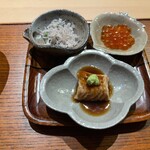 明寂 - 山椒ちりめん、いくら、穴子