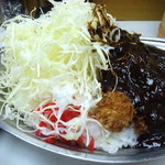 キッチン南海 - カツカレー大盛り　850円