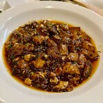 中華料理 蔦福 - 蔦福麻婆豆腐　ホルモンがメインで入ってます。