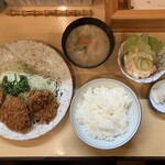 とんかつ燕楽 - トンカツ定食（ヒレ）