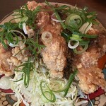 Gotou Udon To Sakana Hachibira - 国産鶏もも肉の唐揚げ香味だれ（ハーフサイズ）