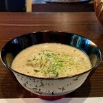 たでの葉 - 自然薯 ムカゴご飯の親子丼