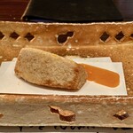 たでの葉 - えび芋唐揚げ カラスミ