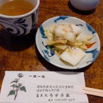 うずら家 - そば茶とお漬物