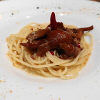 AWkitchen TOKYO 新丸ビル店 - 大ナメコとカラスミのペペロンチーノ