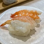 Hama sushi - えび三種盛り