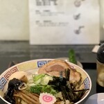 らー麺　Do・Ni・Bo - 煮干し油そば味玉付き