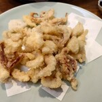 海中魚処 萬坊 - ゲソの天ぷら
