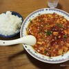 成龍飯店 - 料理写真:麻婆豆腐の単品とライス大盛り