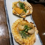 くじら - ホタテ北海焼き