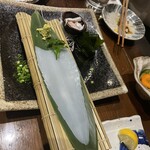 くじら - ヤリイカお造り